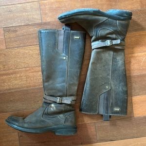 Merrell high buckle boots, brown leather